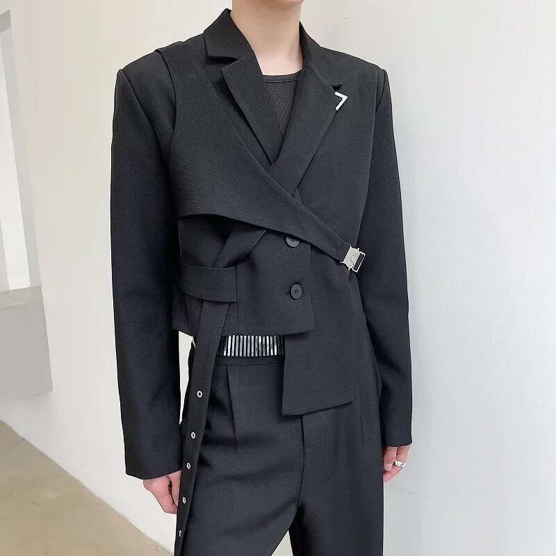 LUZHEN Original Asymmetric Spl - Street Fashion Men 2025 recension och pris